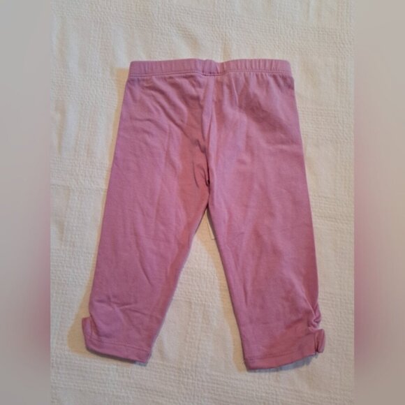 Gymboree Outlet girls size 3T lavender capri length pull on pants, NWT - Picture 4 of 4